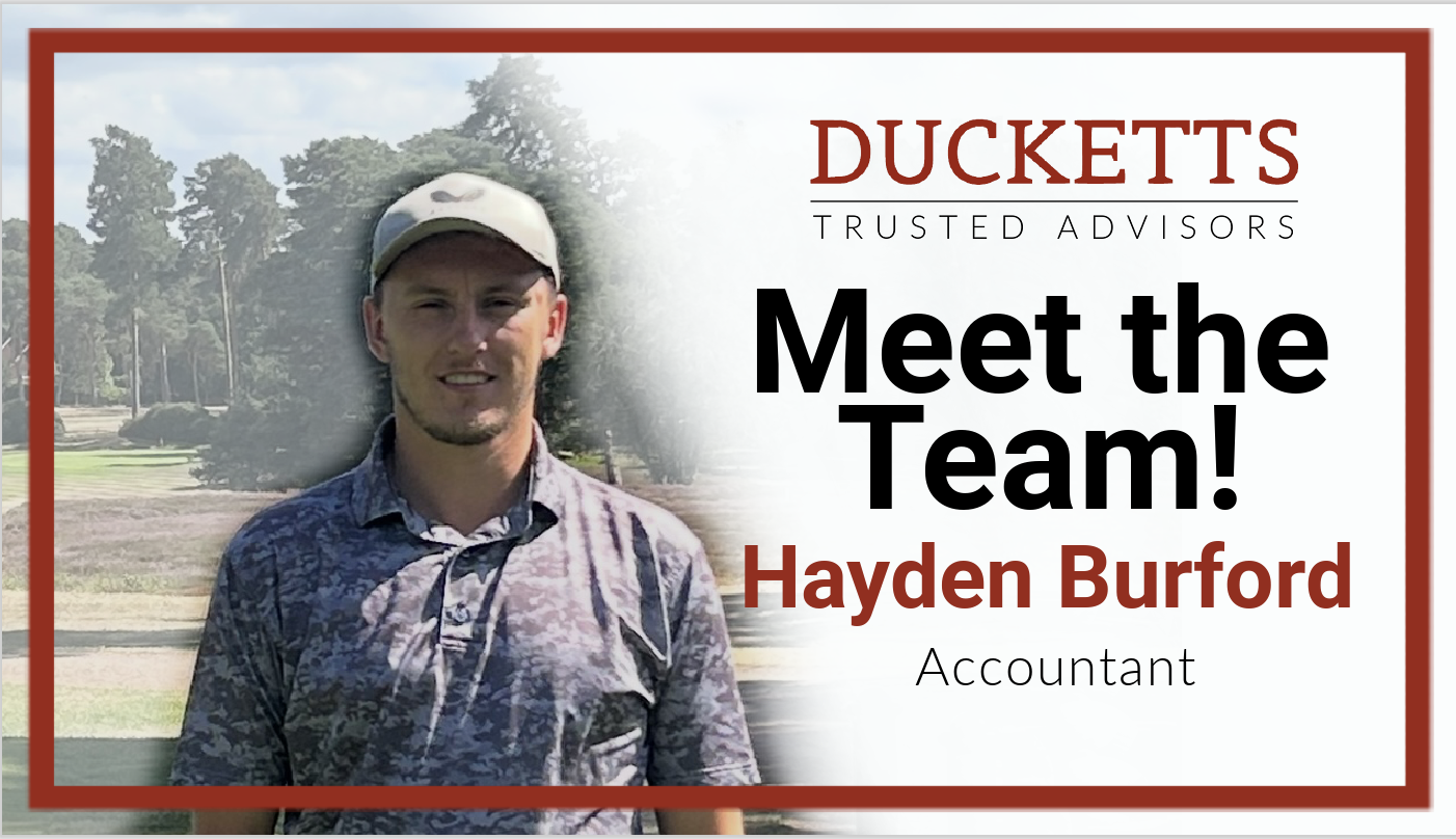 Meet The Team Hayden Burford