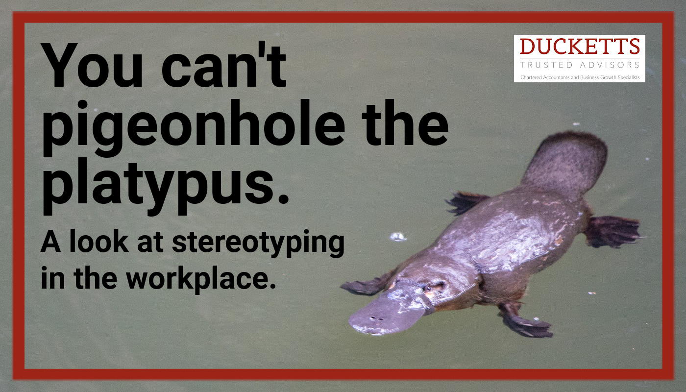 You can't pigeonhole the platypus